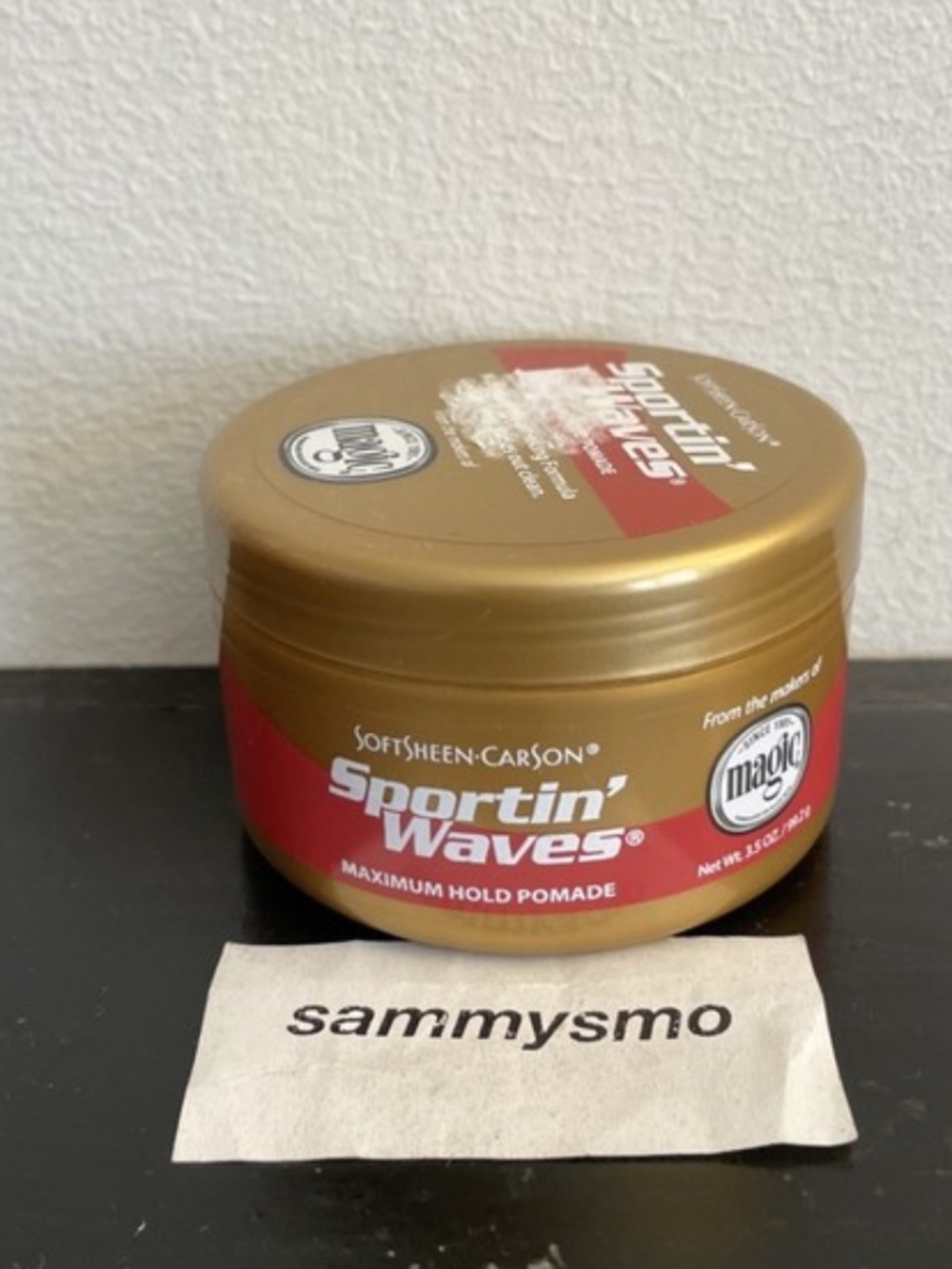 Softsheen Carson Sportin Waves Maximum Hold Pomade 3.5 oz. DISCONTINUED SEE DESC
